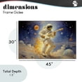 thumbnail image 4 of Stupell Industries Eclectic Space Astronaut Musician Canvas Art, 45 x 30, by Angie Hawke, 4 of 8