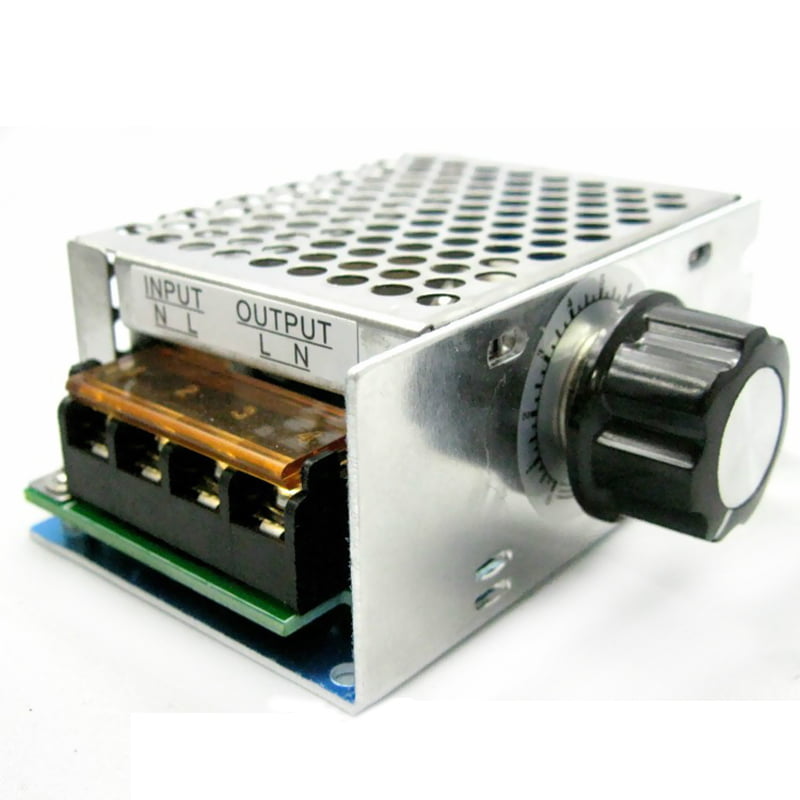 4000W 0-220V AC SCR Electric Voltage Regulator Motor Speed Controller 