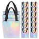 thumbnail image 2 of 20 bolsas iridiscentes brillantes, reutilizables, no tejidas, con asas, para regalos de Navidad, cumpleaños, bodas, Pascua y fiestas, 2 of 7