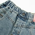 thumbnail image 6 of FDDMis Jean Shorts for Teen Girls White Biker Shorts Clothes for 13 Year Old Girls Boxer Shorts Cheap Clothes Baby Girl Clothes Summer 3 Pack Girls, Light Blue 6-7 Years, 6 of 9