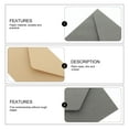 thumbnail image 2 of Minkissy 10pcs Retro Kraft Paper Envelopes Writing Anniversaries Neutral Grey for Adults, 2 of 8