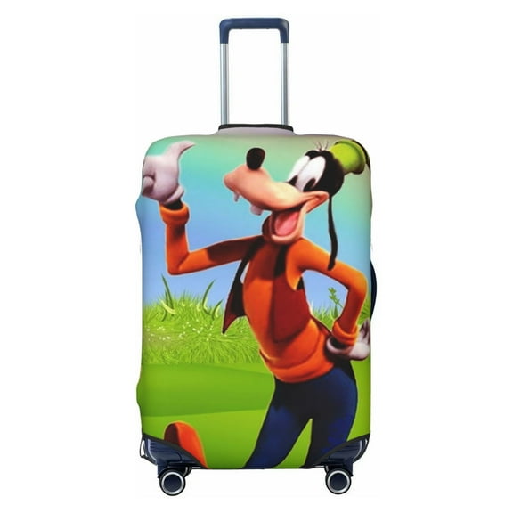 Goofy Luggage Cover Elastic Washable Stretch Double-sided Suitcase Protector Anti-Scratch Travel Suitcase Cover for Kids and Adult
