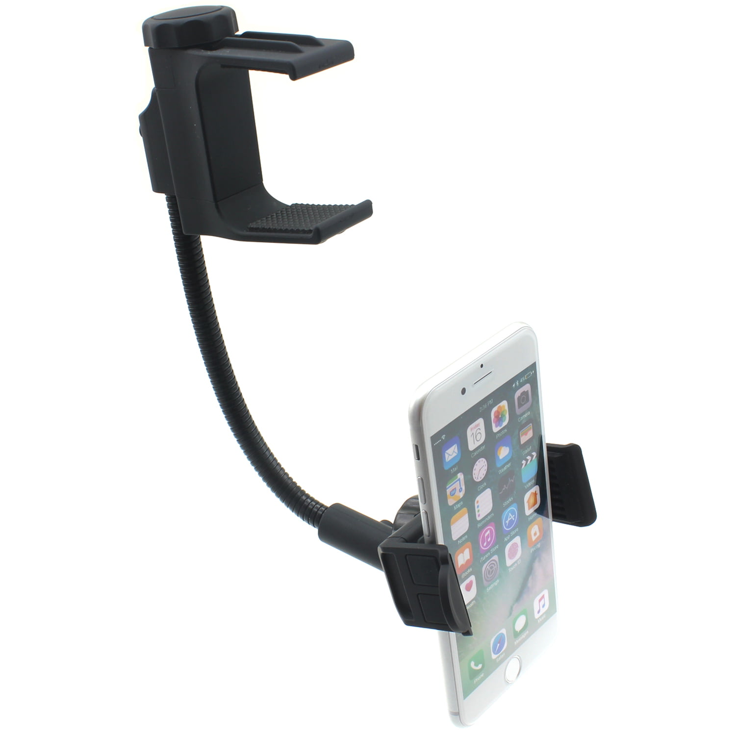 Car Rear View Mirror Mount Cradle Holder Bracket Universal For Phone iPhone LG