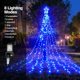 thumbnail image 2 of Luces en Cascada de 317 LEDs BlcTec para Decoración Navideña en Azul, 2 of 7