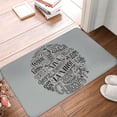 thumbnail image 5 of Fotbe Extra Durable Door Mat - Dirt Trapping Outdoor Welcome Mats - Non-Slip Outdoor Door Mats - Low Profile Front Door Mat - Indoor (16" x 24", Wine ), 5 of 9