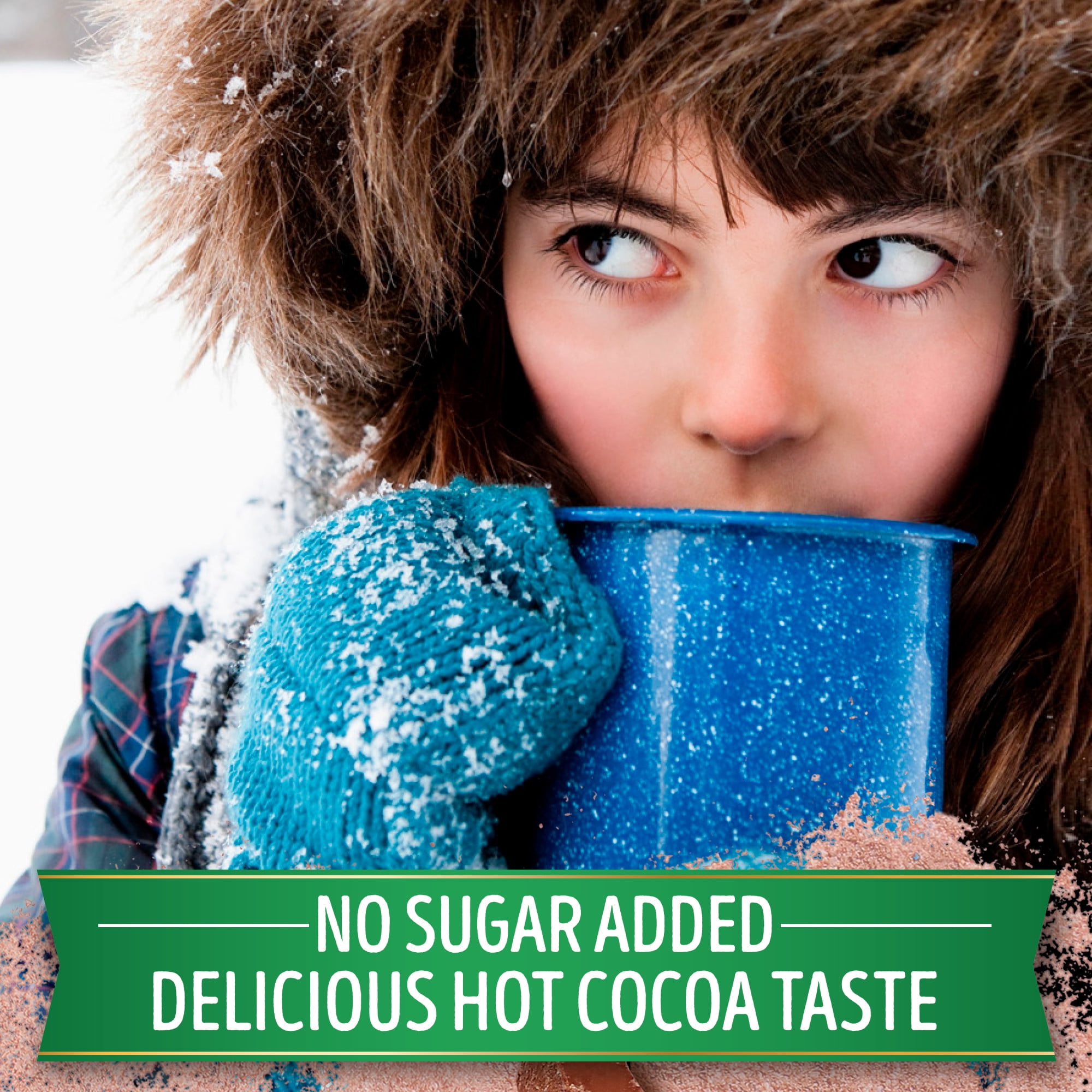 (2 pack) Swiss Miss No Sugar Added Milk Chocolate Flavored Hot Cocoa Mix, 0.73 oz., 8-Count Envelopes