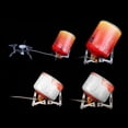 thumbnail image 3 of Zecic Stainless Iron Outdoor Stove Stand Foldable Cartridges Tripod Folding Fuels Camping Travel Stove Stabilizer Outdoor Tool, 3 of 9