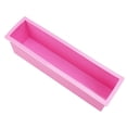 thumbnail image 1 of GUOOL Silicone mold Silicone mold Rectangular wood DIY cake mold Cake mold All 4 A Pink, 1 of 7