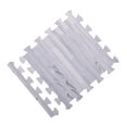 thumbnail image 4 of 18 Piezas Entrelazado Gimnasio Ejercicio Jugar Floor Foam Tiles Mats Gray Sunnimix Almohadilla de espuma entrelazada, 4 of 8