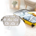 thumbnail image 2 of Vocoste 1 Pc Women Travel Makeup Bag for Business Travel Vacation Gym Khaki Nylon, 2 of 4