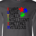thumbnail image 3 of Inktastic Autism Awareness Acronym Long Sleeve T-Shirt, 3 of 4