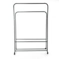 thumbnail image 3 of 2020 New Portable Coat Rack Stand Garment Clothes Hanger Shoes Storage Organiser Easy To Assemble Rotating Universal Wheel -Black/White, 3 of 8