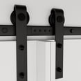 thumbnail image 3 of 42'' x 84'' Wood and Primed Bookshelf Barn Door with Mounting Hardware Kit(Soft Close Inclued), 3 of 9