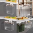 thumbnail image 2 of Clear Wall Mounted Rubbish Bin Wall Mounted Trash Bin For Modern Adults And Individuals Wastebaskets Holder, 2 of 8