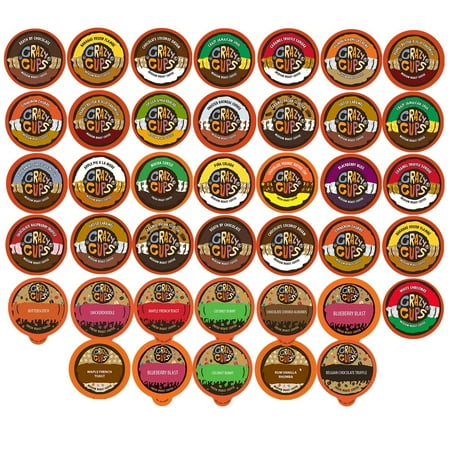 Crazy Cups Flavored Coffee in Single Serve Coffee Pods - Flavor Coffee Variety Pack Chocolate 40 Count (B00QJ9BDPW)