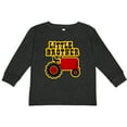 thumbnail image 3 of Inktastic Red Tractor Little Brother Boys Long Sleeve Toddler T-Shirt, 3 of 5