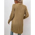 thumbnail image 4 of LAICAIW Womens Cardigan Long Sleeve Cable Knit Sweater Open Front Loose Outwear with Pocket, 4 of 5