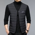 thumbnail image 2 of Chaquetas de plumón con forro para hombre, pantalón corto informal, chaleco sin mangas, 90% plumón de pato blanco, de alta calidad, para mantener el calor, para invierno, novedad de 2023, 2 of 5