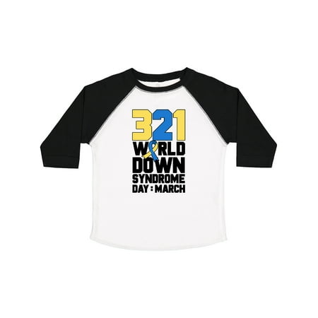 

Inktastic 321 is World Down Syndrome Day Gift Toddler Boy or Toddler Girl T-Shirt