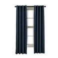 thumbnail image 7 of Curtainworks Lenox Grommet Curtain, Single Panel, Indoor, 50"W x 84"L, Navy, Adult, 7 of 7