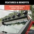 thumbnail image 3 of ARIES 15916 Jeep Wrangler TJ Roof Light Brackets and Crossbar, LEDs Sold Separately Fits select: 1997-2005 JEEP WRANGLER / TJ, 2006 JEEP WRANGLER / TJ X, 3 of 6