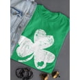 thumbnail image 3 of Clover With Heart T-Shirt Women -Smartprints Designs, Female XX-Large, 3 of 4