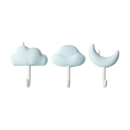 

Clearance Sale! Faolaxy Wall Hooks Cloud Hook Strong Viscose Does Not Hurt The Wall Bathroom Kitchen Hook Paste Punching Sticky Hook Seamless Storage Wall Hanging 1X Package Creative Hook