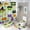 style, variant on Halloween Mickey Ghost Pumpkin Bat Candy Shower Curtain Bathroom Sets Toilet Lid Rug, Rugs Mat Bath Mat And Contour Mat, Shower Curtain 4Pcs