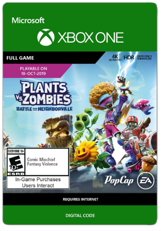 Kort leven Mathis Regeneratie Plants vs. Zombies: Battle for Neighborville, - Xbox One [Digital] -  Walmart.com