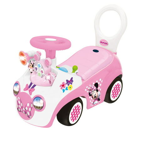 Kiddieland Minnie Mouse Activity Gears Interactive Ride On Push Car with