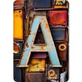 thumbnail image 1 of Placa Metal Vintage Letra A Pintura Hierro Rectangular Arte La Pared Barra 20x30cm, 1 of 9