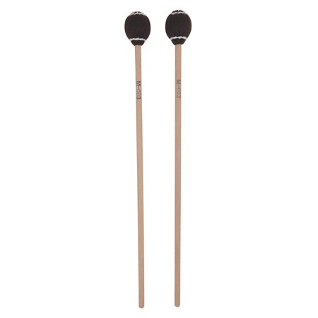 1 Pair Marimba Mallets Smooth Handle Soft Head Percussion Accessory music Parts Music Lover Gifts - circle, Length 43.5cm circle