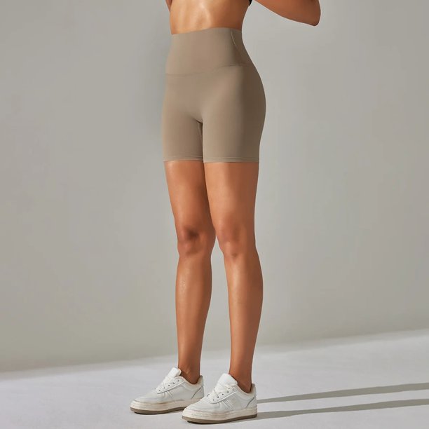 Pantalones cortos deportivos para mujer, a prueba de sentadillas, cintura alta, suaves, para Fitness, gimnasio, Push Ups, mallas ajustadas para Yoga, pantalones cortos para ciclismo atlético