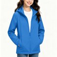 thumbnail image 6 of OGLCCG 2 Pack Kids Rain Jackets With Hood Full Zipper Waterproof Raincoat For Boys Girls Casual Fall Winter Windbreaker Jacket Size 3-12, 6 of 6