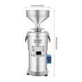 thumbnail image 2 of 1 PCS Peanut Butter Maker Machine Nut Butter Machine Electric Grain Grinder Peanut Butter Maker Sesame Sauce Grinder Home/Commercial for Groundnut, Almond, Cashew Nut and Sesame 110V 33lb/h 1100W, 2 of 11