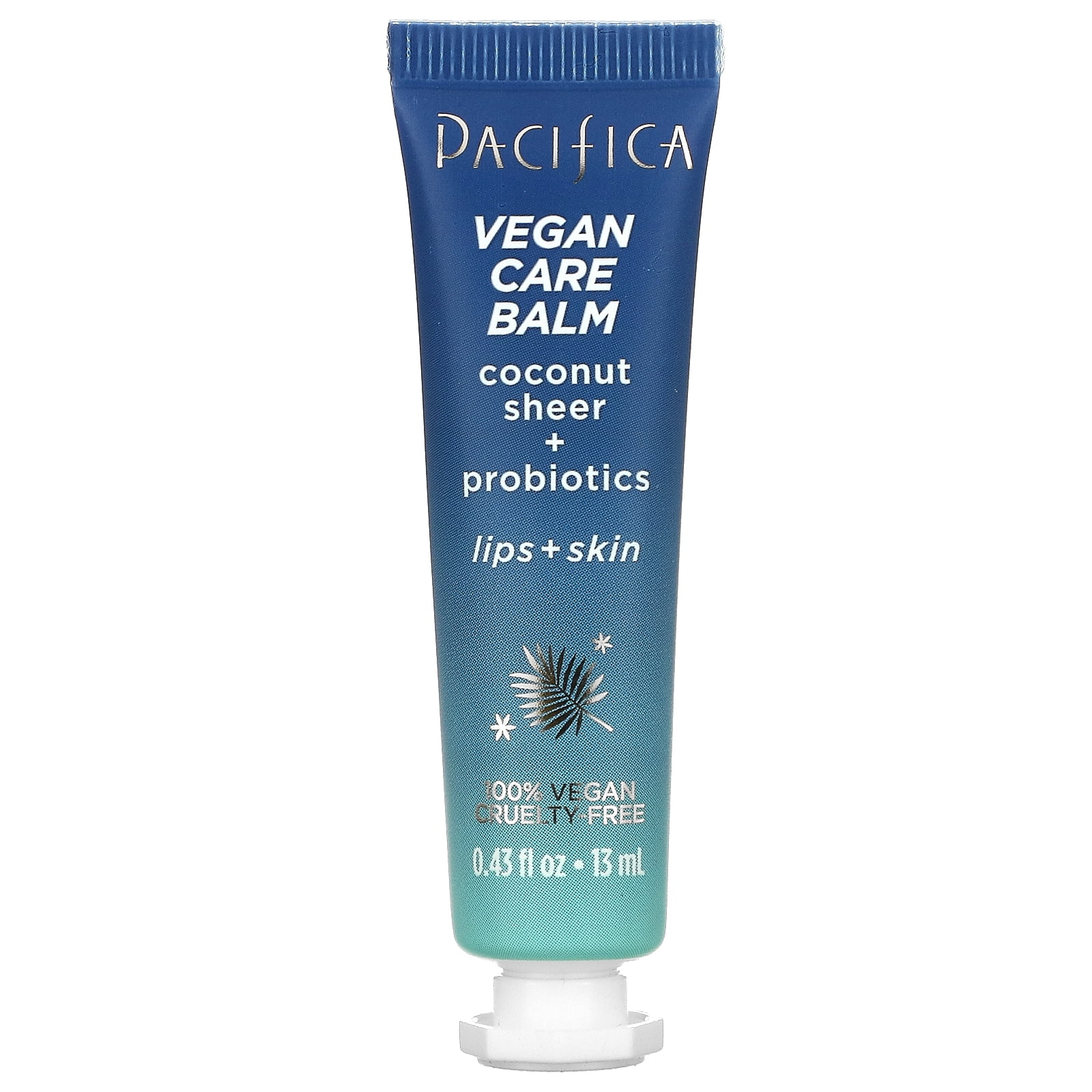 Pacifica, Vegan Care Balm, Coconut Sheer + Probiotics, Lips + Skin, 0.