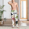 thumbnail image 2 of Sikiie Cute Dinosaurs Mens Pajama Pants Sleep & Lounge Pants, PJ Bottoms With elastic waistb and Pockets Small, 2 of 6