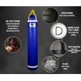thumbnail image 2 of PROLAST Heavy Punching Bag 6 FT 150 LB - Banana Bag Great for Kickboxing, MMA and Muay Thai. With Bottom D-Ring( Blue ), 2 of 2