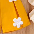 thumbnail image 3 of Ruyang Girls Summer Outfits Toddler Kids Camisole Ruffle Crop Tops and Short Pant with Flowers Clothes 2 Piece Clothing Set, 3 of 6