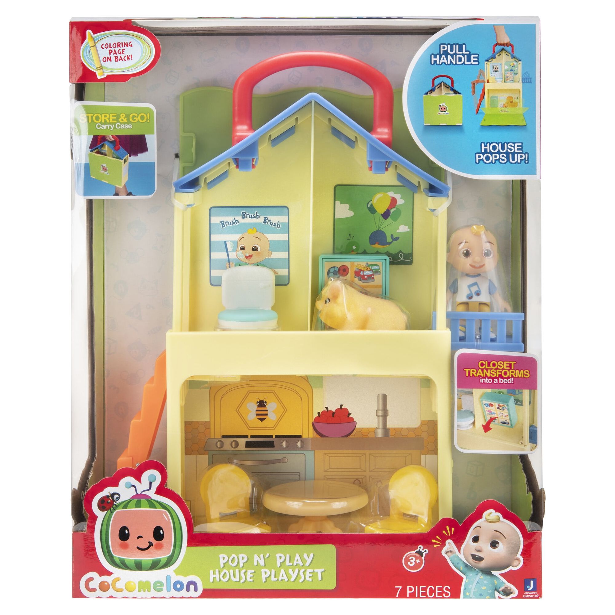 CoComelon's Pop n' Play House - Transforming Playset - image 2 of 10