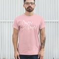 thumbnail image 3 of Tee Hunt Cancer Slayer T-Shirt Breast Cancer Awareness Ribbon Hope Healing Men's Tee, Light Pink, Small, 3 of 5