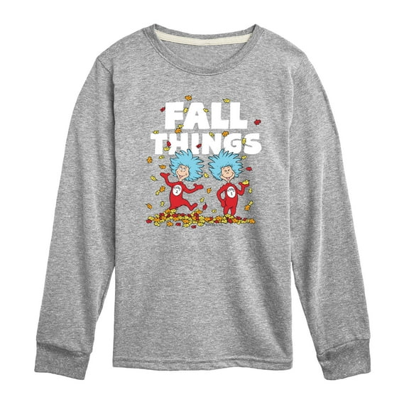 Dr. Seuss - Fall Things - Toddler And Youth Long Sleeve Graphic T-Shirt