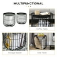 thumbnail image 5 of Coffee Table Set of 2 - Nesting Table with Storage, 5 of 9