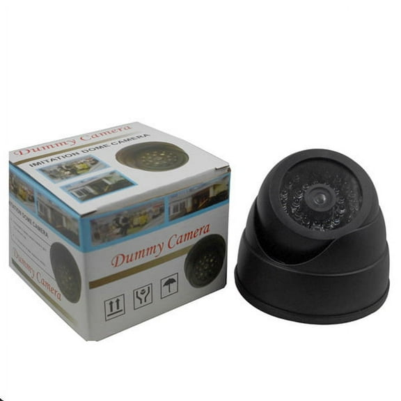 Dummy Camera Fake Security CCTV Dome Camera with Flashing Red LED Light