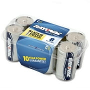 Rayovac Alkaline Value Pack C Batteries, 8-pack