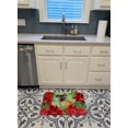 thumbnail image 3 of Carolines Treasures CK1335RUG Brussels Griffon Poinsettas Machine Washable Memory Foam Mat, 3 of 4