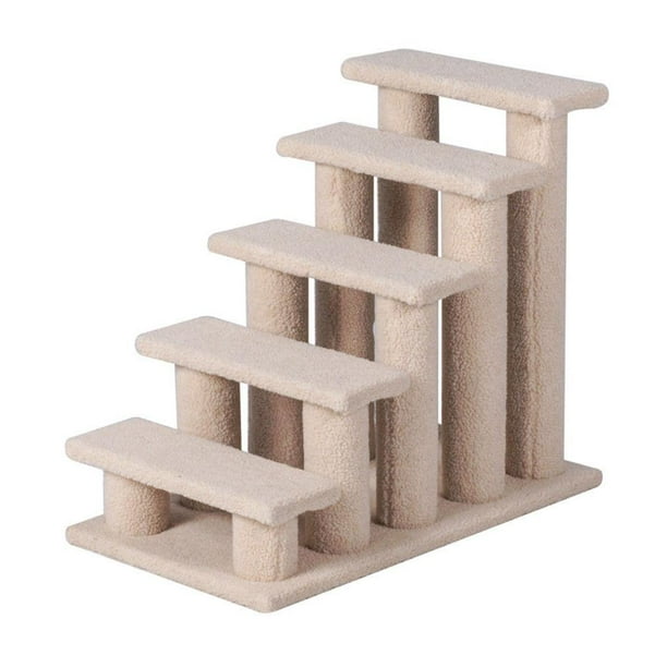 Gdlf 25 5 Steps Pet Stairs Dog Ramp Scratching Post Cat Tree Climber Walmart Com Walmart Com