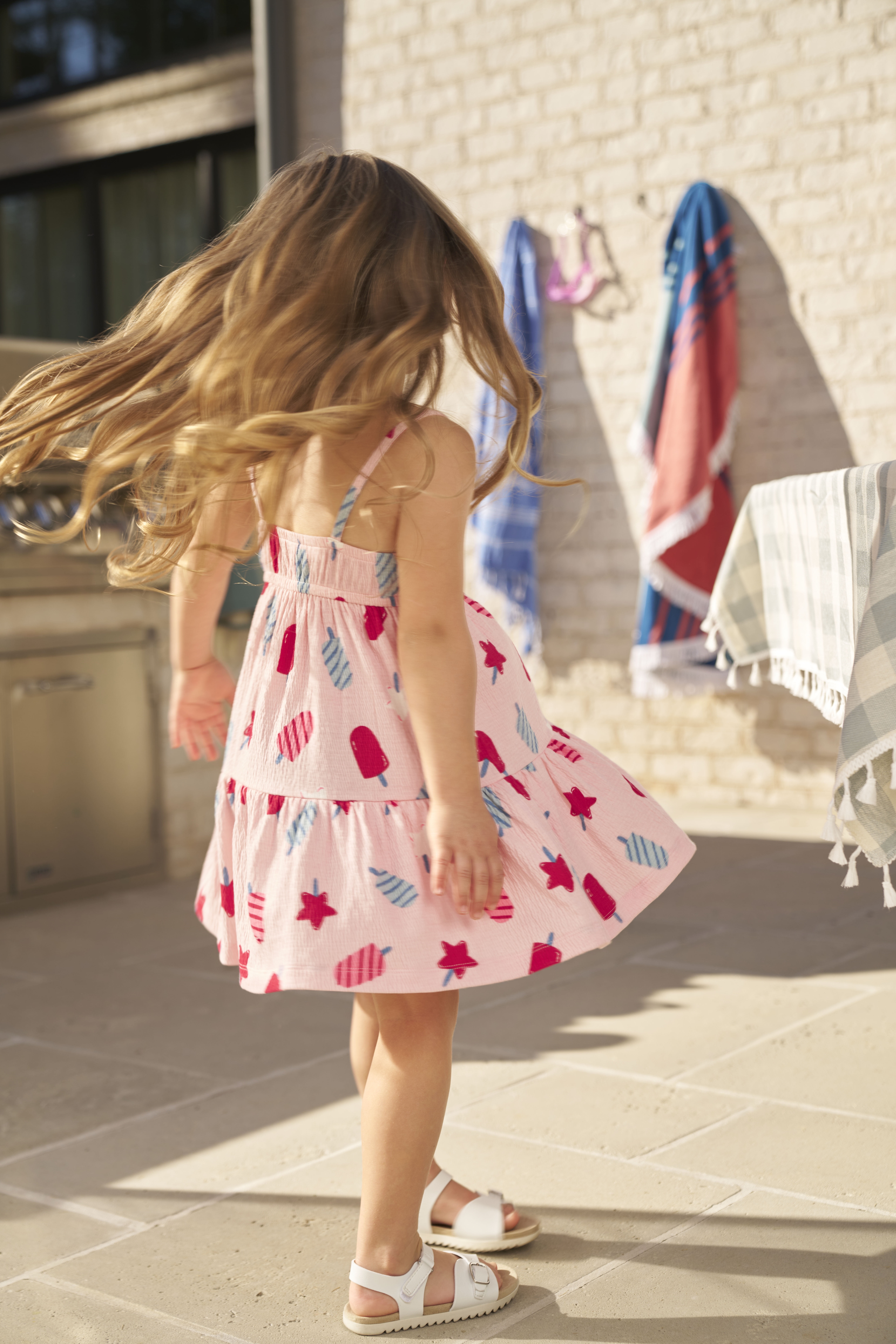 Carter's Child of Mine Baby and Toddler Girl Patriotic Dress, Sizes 12M-5T