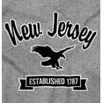thumbnail image 2 of Cute New Jersey Bald Eagle Floral Plus Size Crewneck Graphic Tee Shirt Brisco Brands 3X, 2 of 3