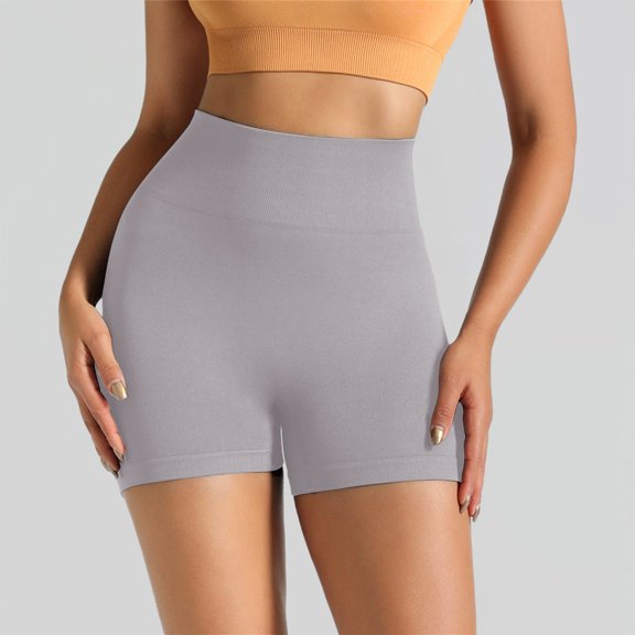OIUUAK Women Fashion Solid Pant Leggings Pants Slim Shorts High Waist Sport Pants, Scrunch Butt Shorts, Butt Lifting Shorts for Women, Licras Levanta Gluteos Para Mujer